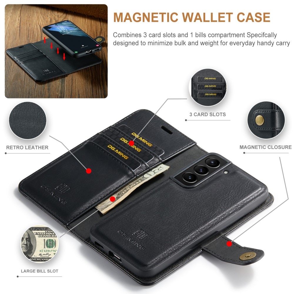 Cartera Magnet Wallet Samsung Galaxy S22 Plus Black