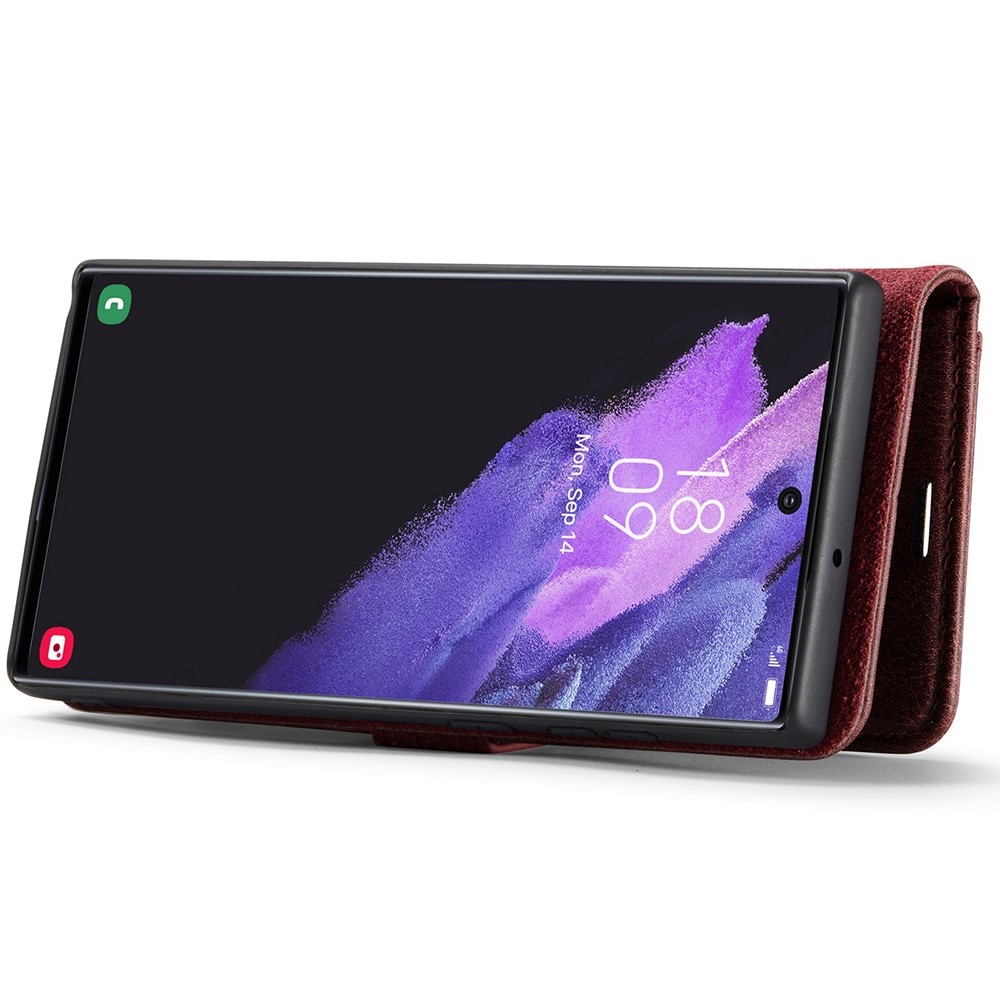 Cartera Magnet Wallet Samsung Galaxy S22 Ultra Rojo
