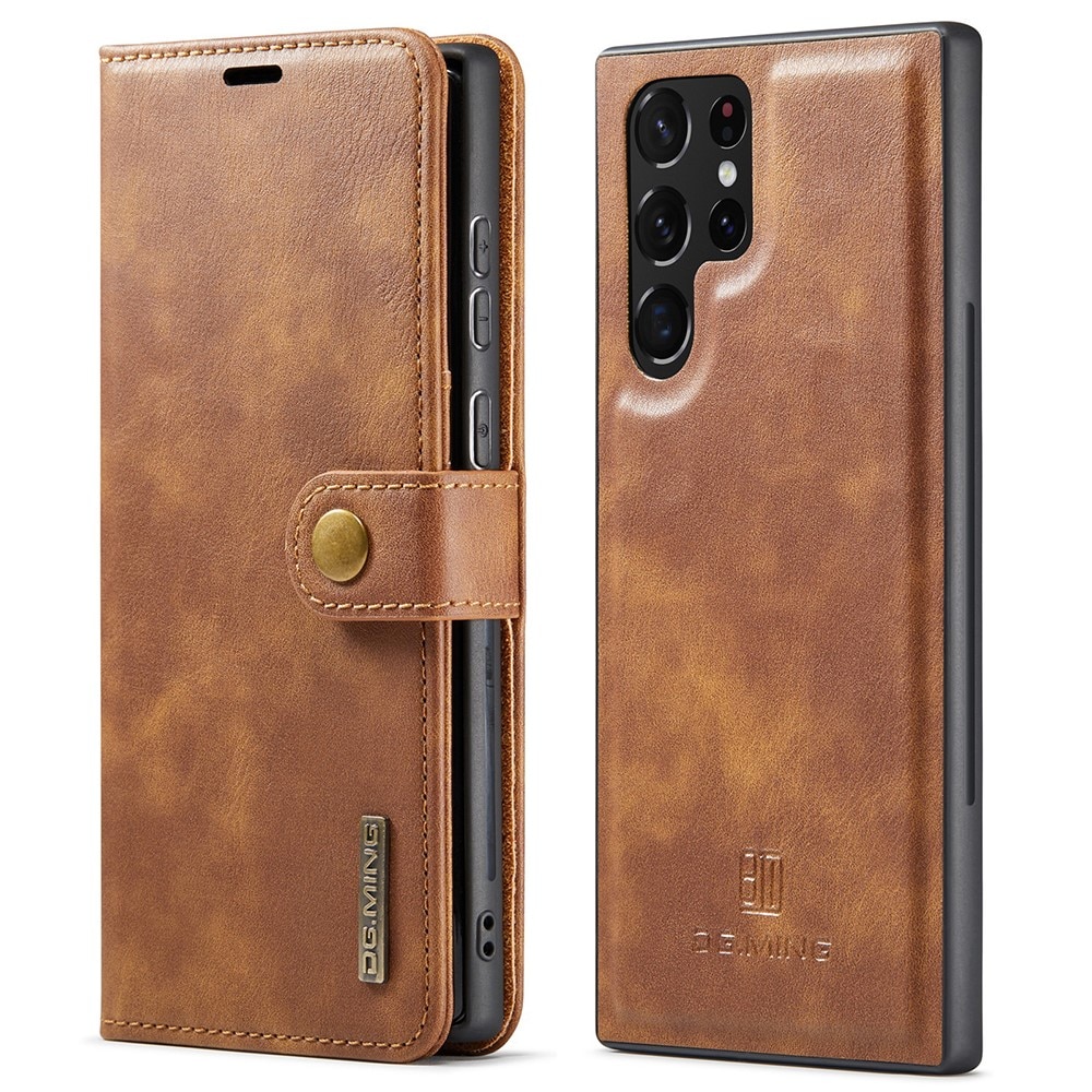 Cartera Magnet Wallet Samsung Galaxy S22 Ultra Cognac