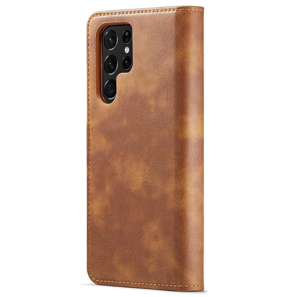 Cartera Magnet Wallet Samsung Galaxy S22 Ultra Cognac