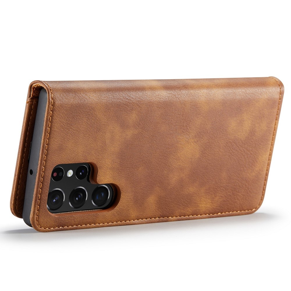 Cartera Magnet Wallet Samsung Galaxy S22 Ultra Cognac