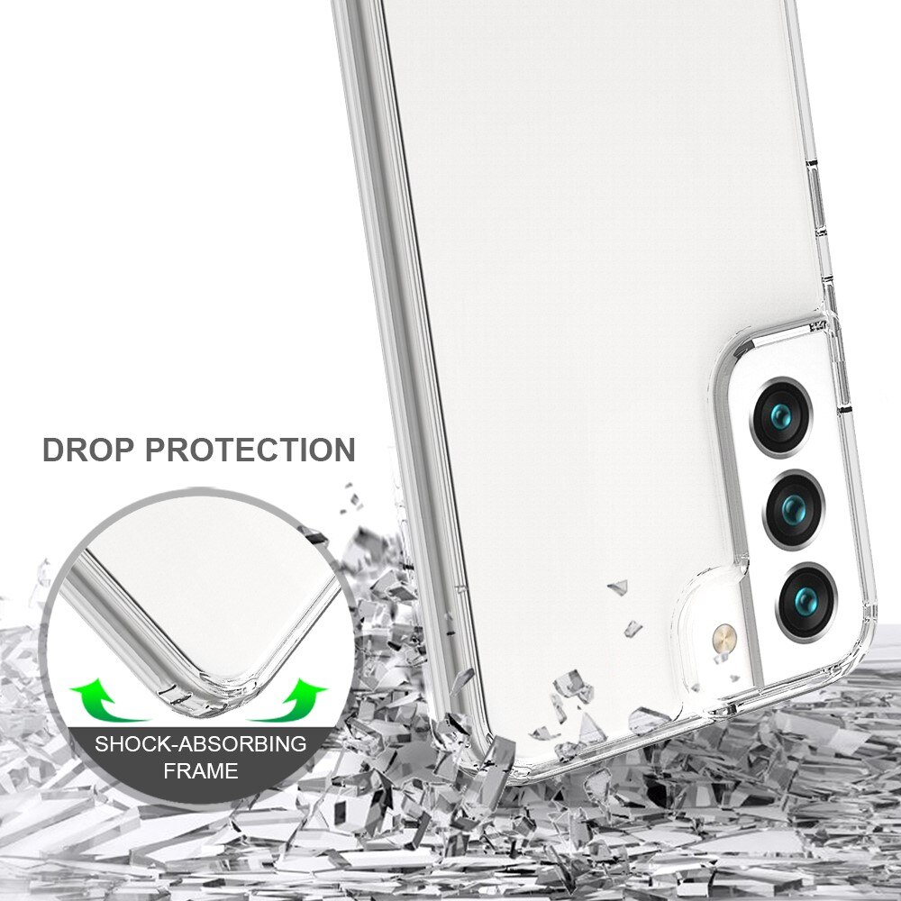 Funda híbrida Crystal Hybrid para Samsung Galaxy S22, transparente