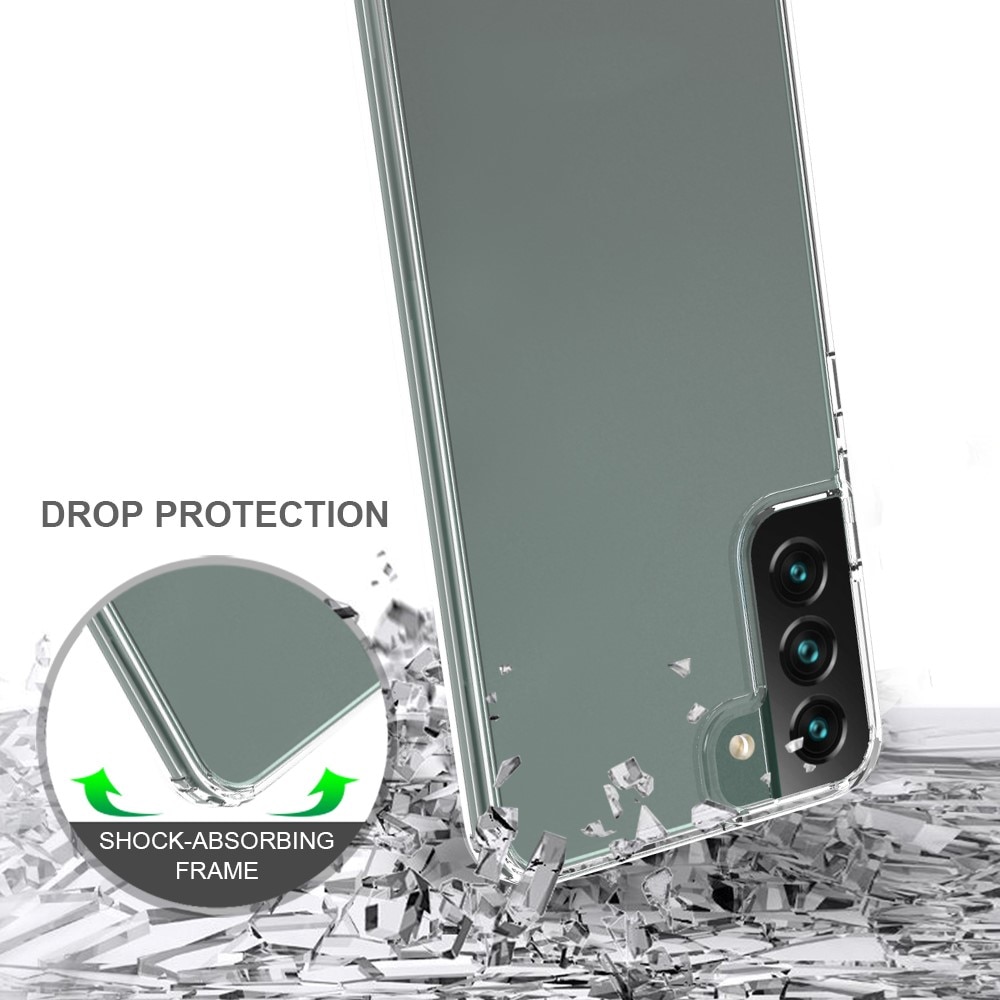 Funda híbrida Crystal Hybrid para Samsung Galaxy S22 Plus, transparente