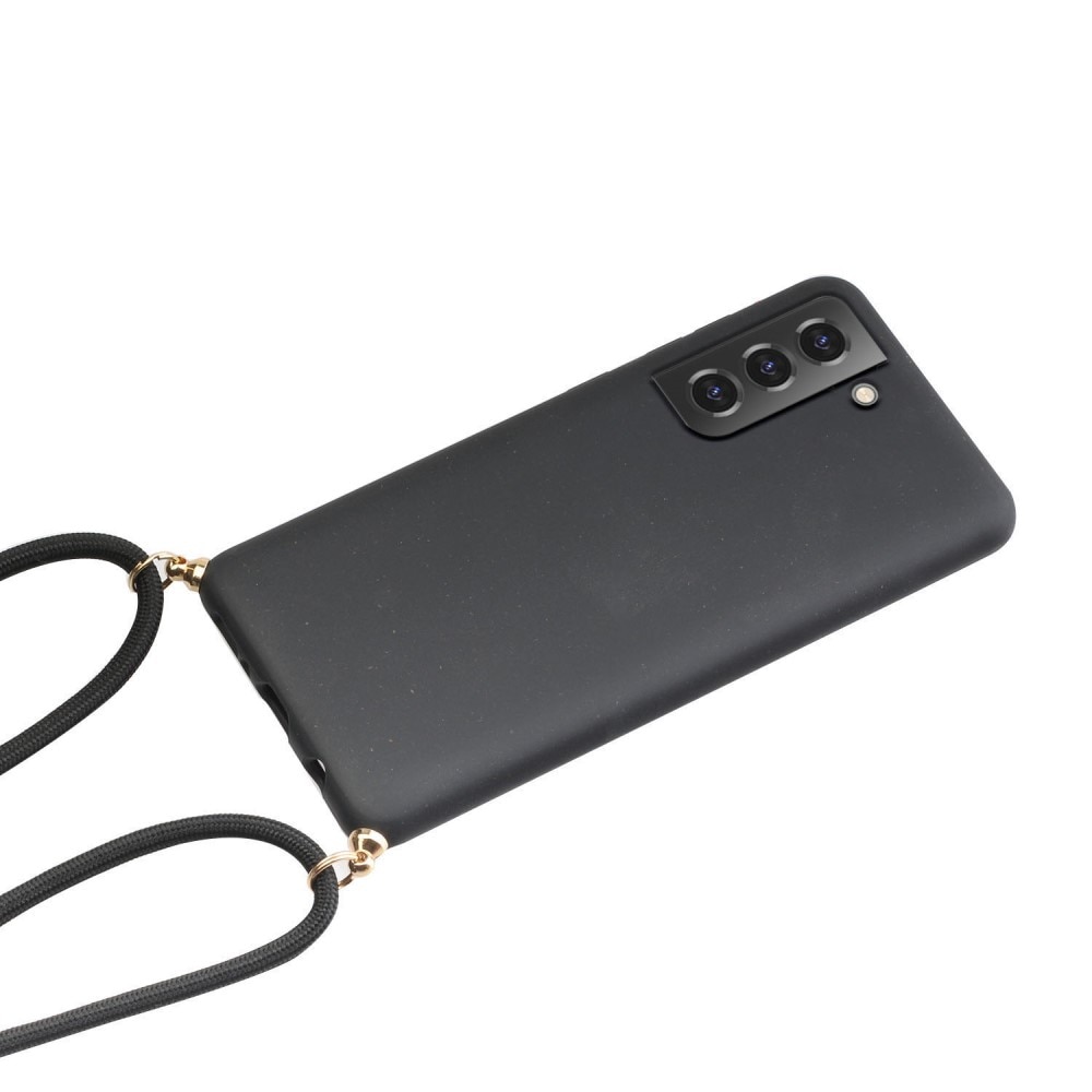 Funda con correa colgante Samsung Galaxy S22 Plus Negro