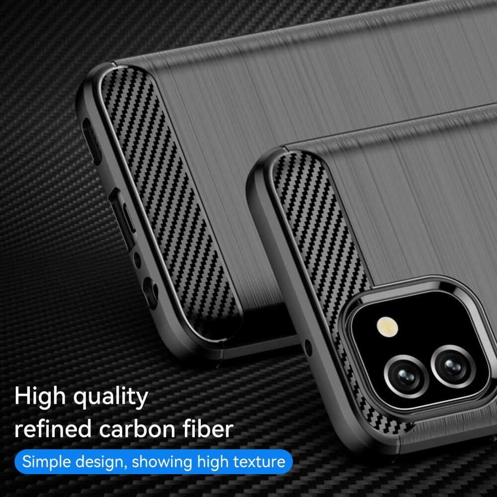 Funda Brushed TPU Case Samsung Galaxy A03 Black