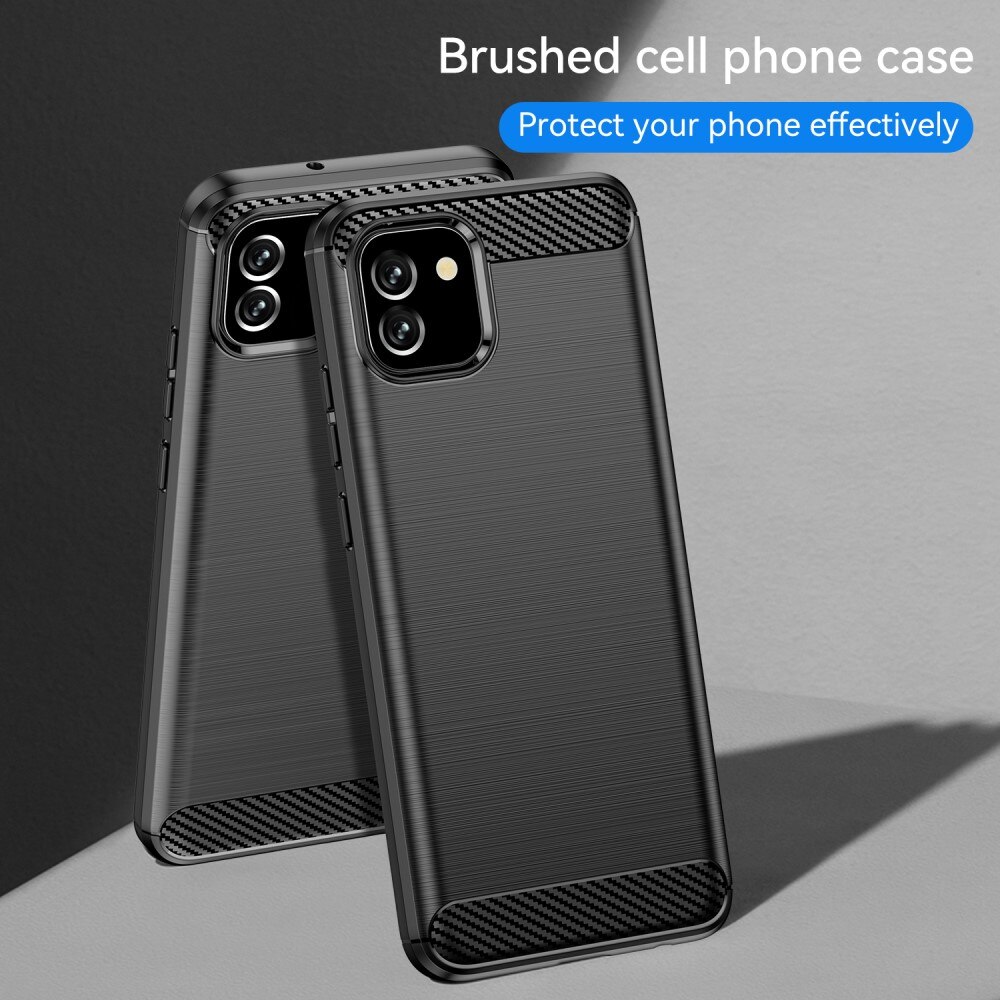 Funda Brushed TPU Case Samsung Galaxy A03 Black