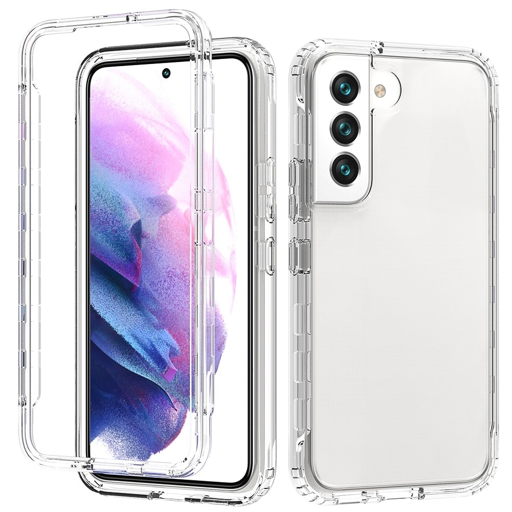 Funda con cobertura total Samsung Galaxy S22 Transparente