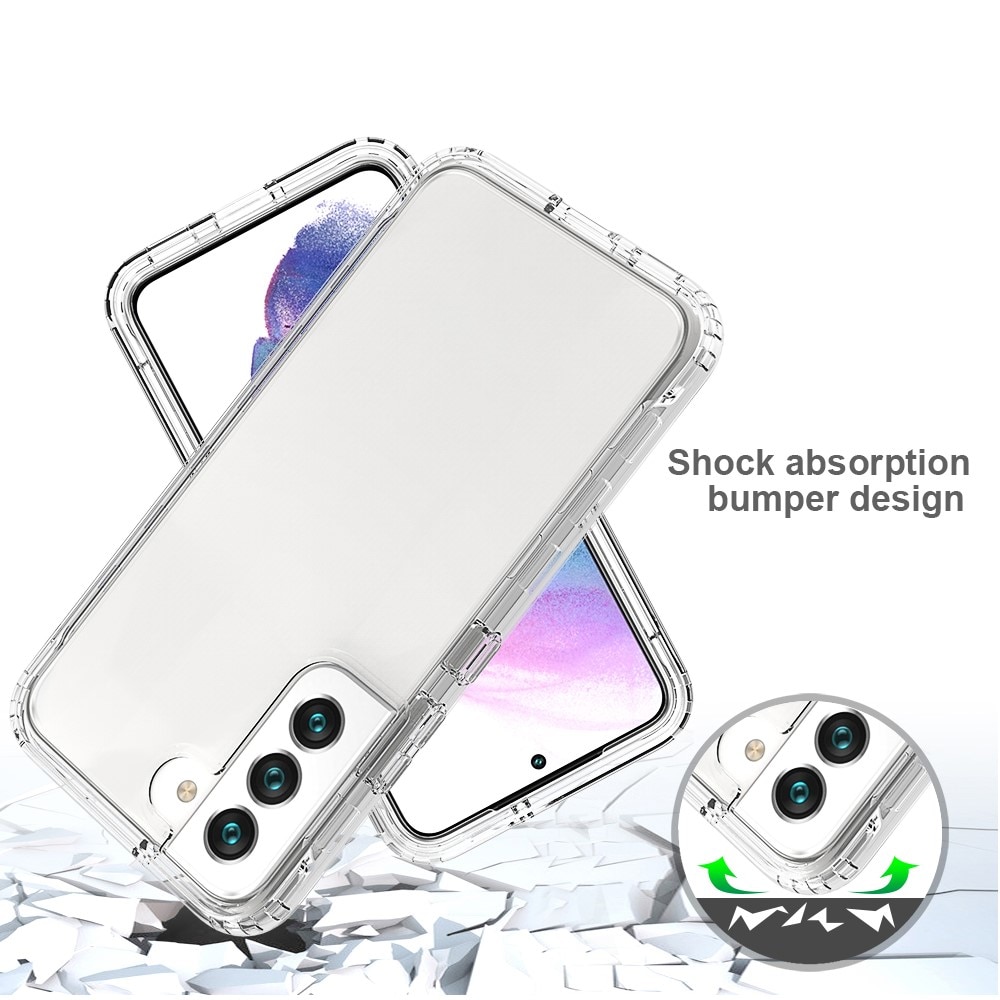 Funda con cobertura total Samsung Galaxy S22 Transparente