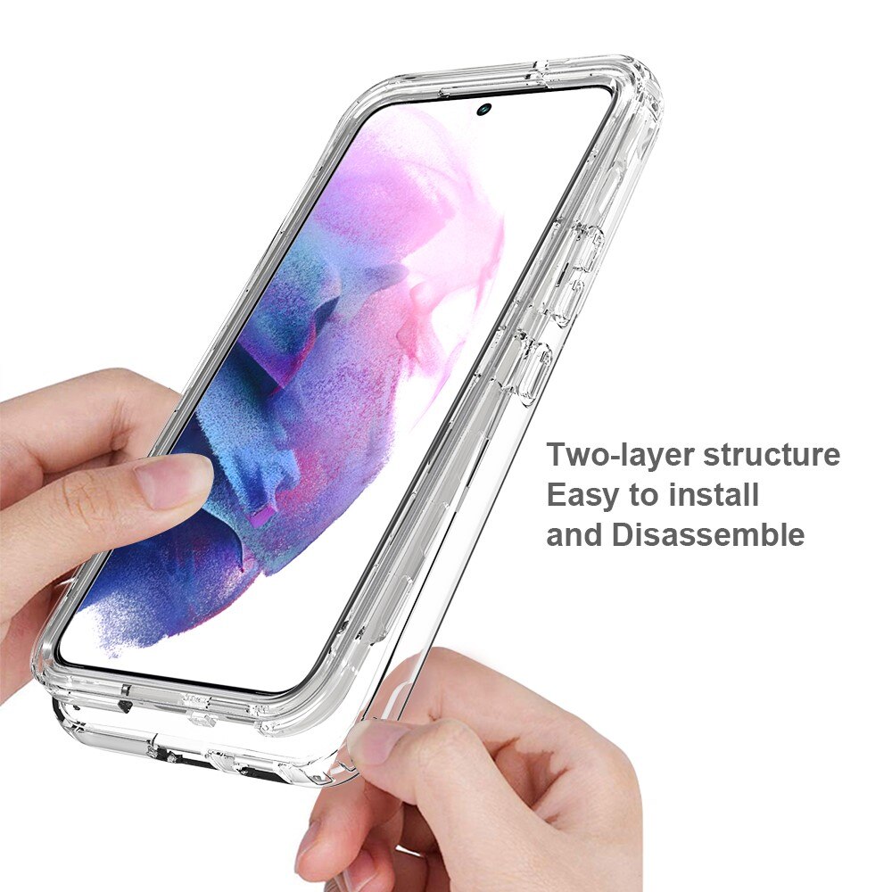 Funda con cobertura total Samsung Galaxy S22 Transparente