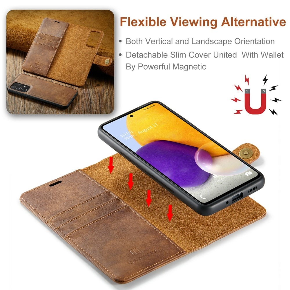 Cartera Magnet Wallet Samsung Galaxy A73 5G Cognac