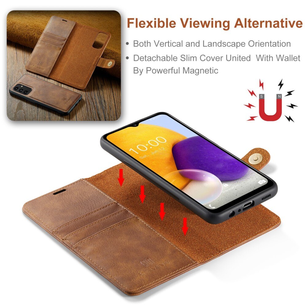 Cartera Magnet Wallet Samsung Galaxy A13 Cognac
