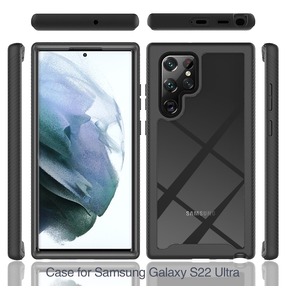 Funda con cobertura total Samsung Galaxy S22 Ultra Negro
