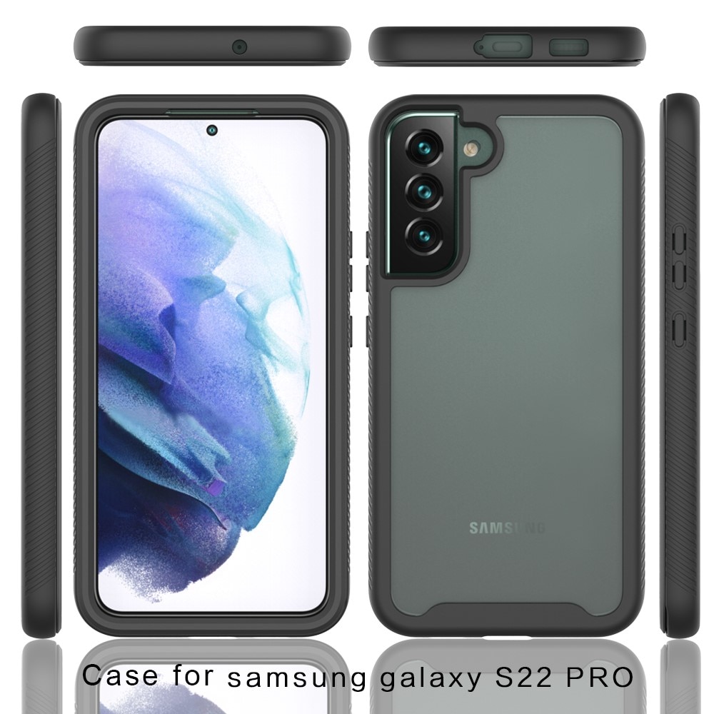 Funda con cobertura total Samsung Galaxy S22 Plus Negro
