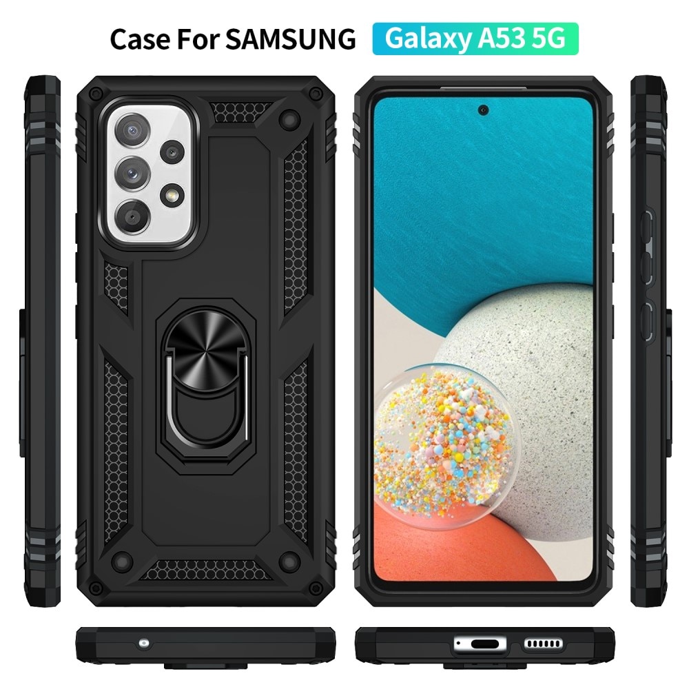 Funda híbrida Tech Ring Samsung Galaxy A53 Negro