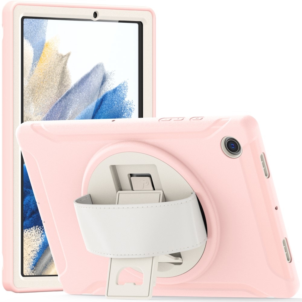 Funda híbrida a prueba de golpes Samsung Galaxy Tab A8 10.5 rosado