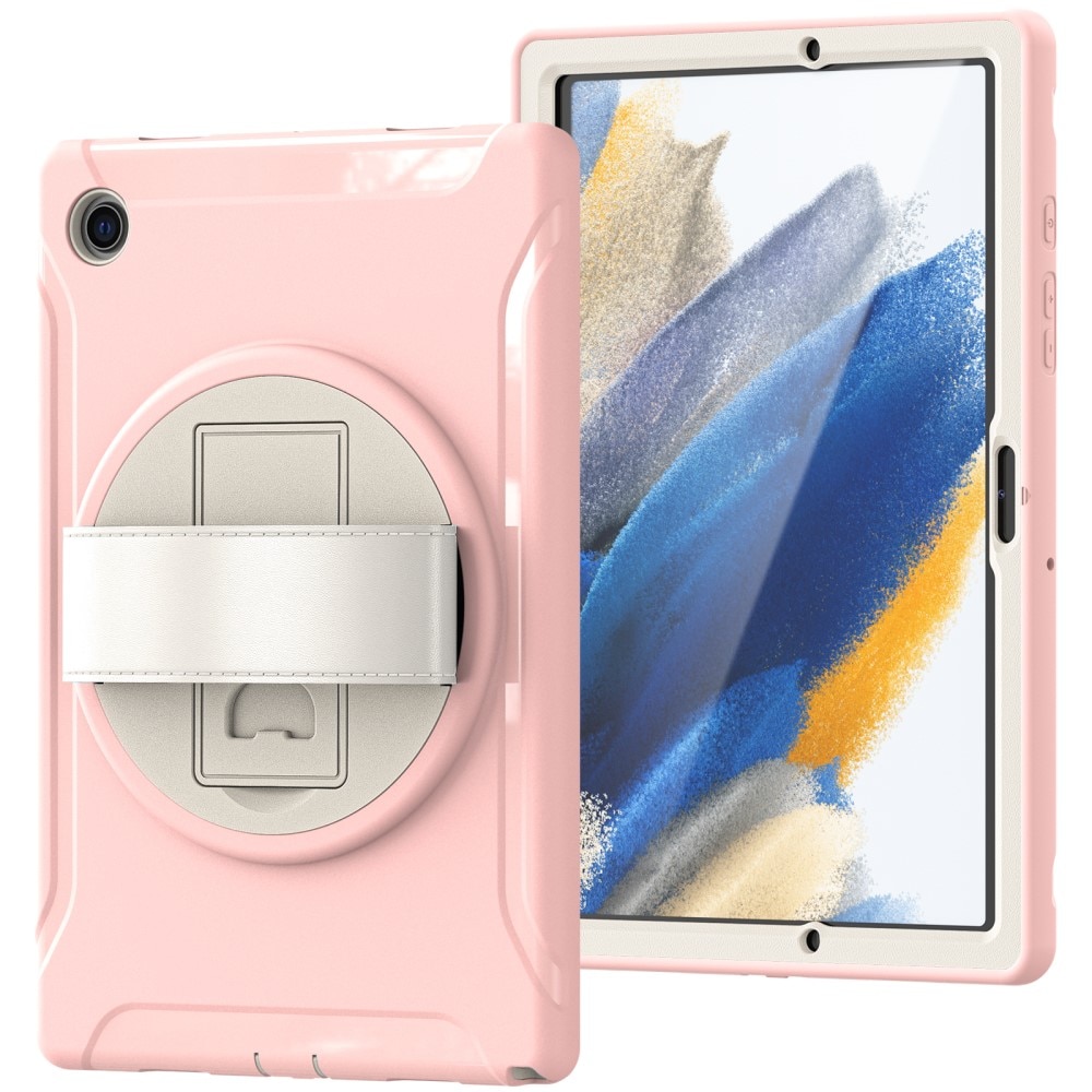 Funda híbrida a prueba de golpes Samsung Galaxy Tab A8 10.5 rosado