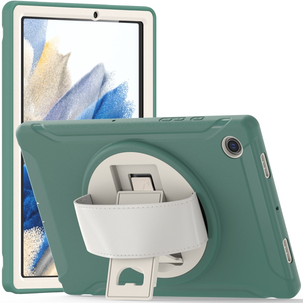 Funda híbrida a prueba de golpes Samsung Galaxy Tab A8 10.5 verde