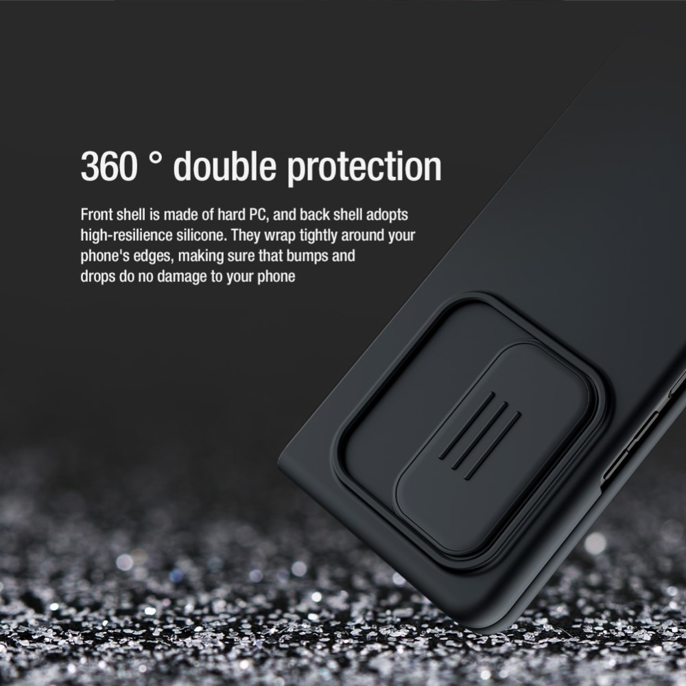 Funda Soft CamShield Samsung Galaxy Z Fold 3 Negro