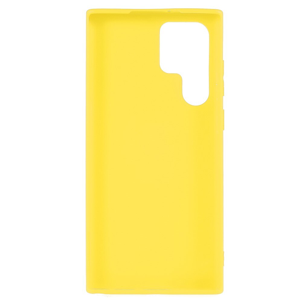 Funda TPU Samsung Galaxy S22 Ultra Amarillo