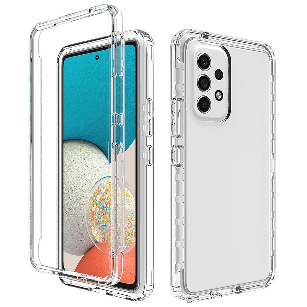 Funda con cobertura total Samsung Galaxy A53 Transparente