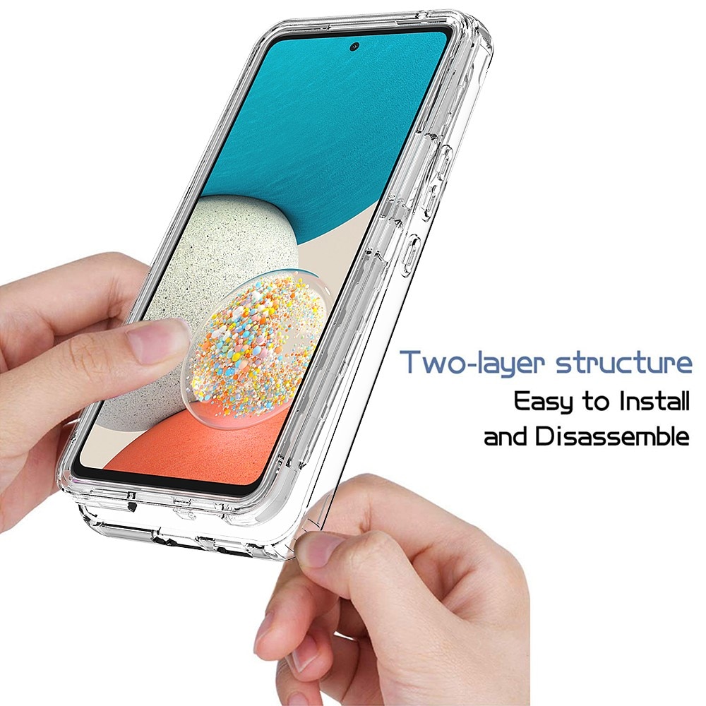 Funda con cobertura total Samsung Galaxy A53 transparente