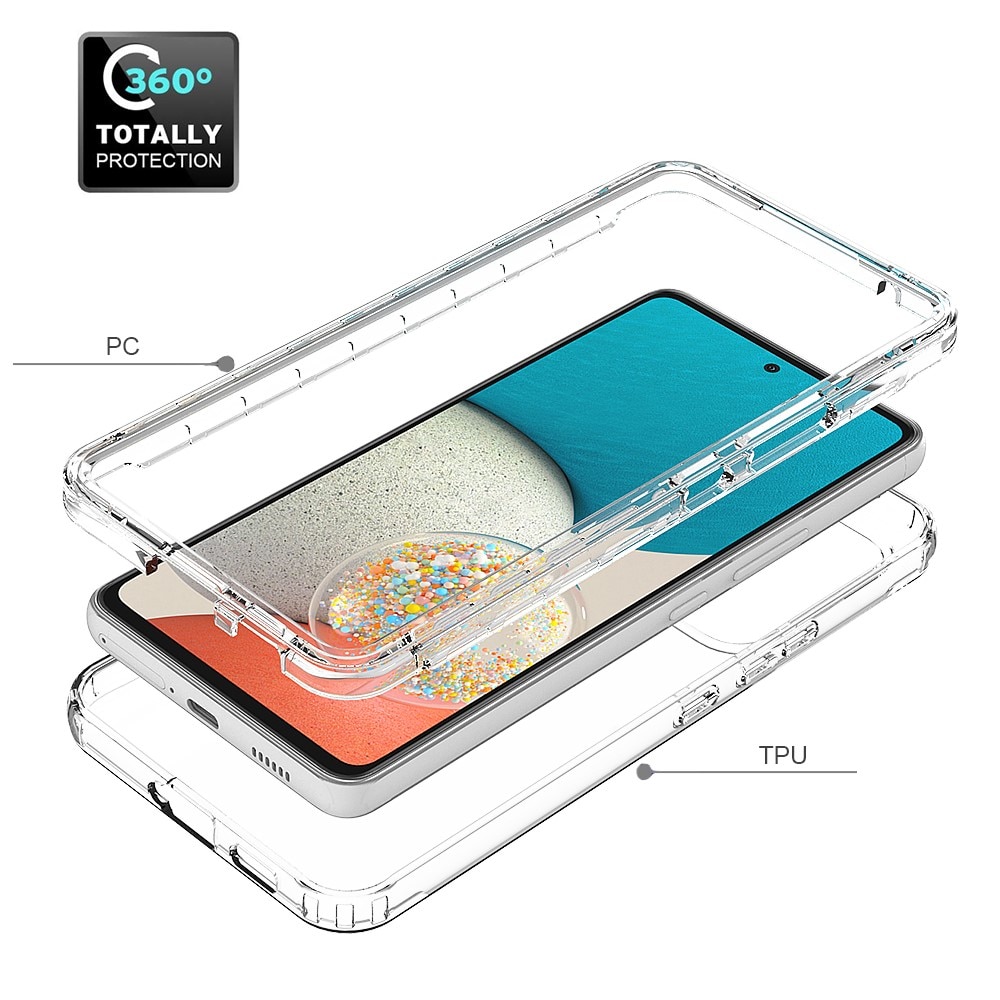 Funda con cobertura total Samsung Galaxy A53 Transparente