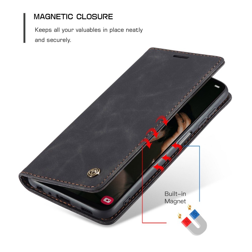 Funda delgada con solapa Samsung Galaxy A13 Negro