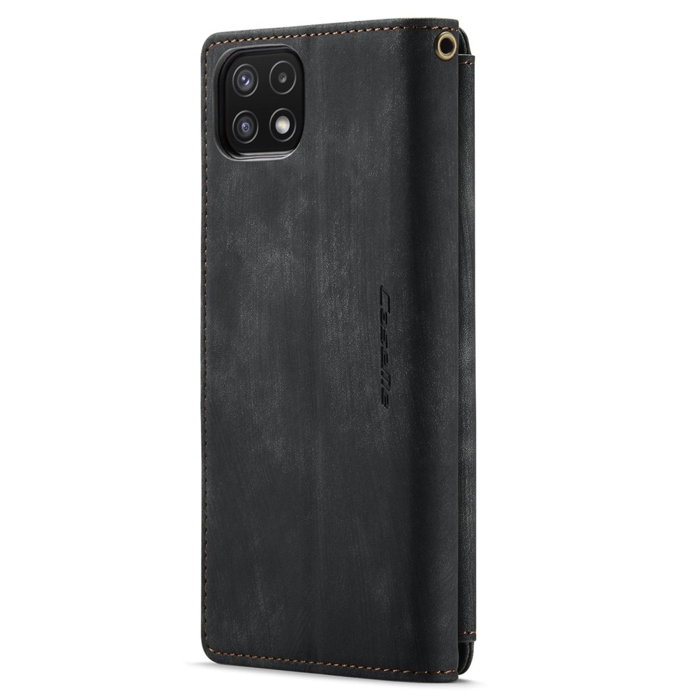 Cartera Zipper Samsung Galaxy A22 5G Negro