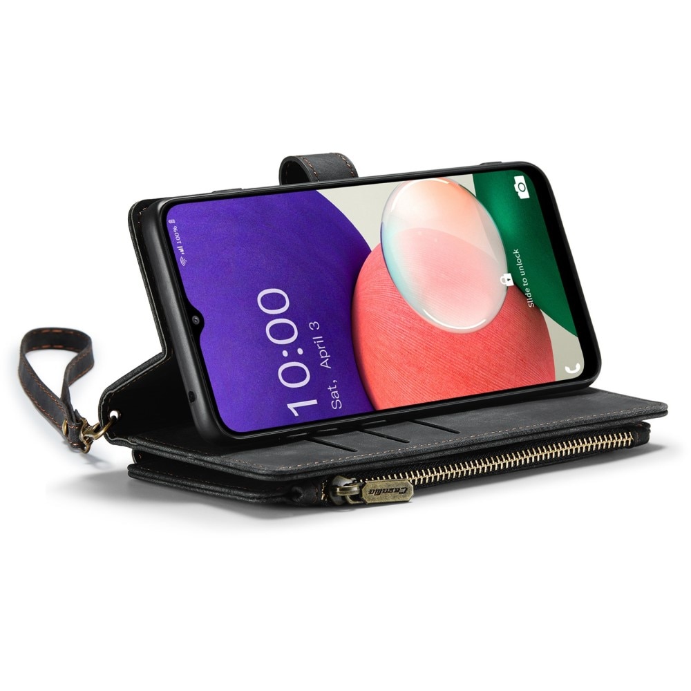 Cartera Zipper Samsung Galaxy A22 5G Negro