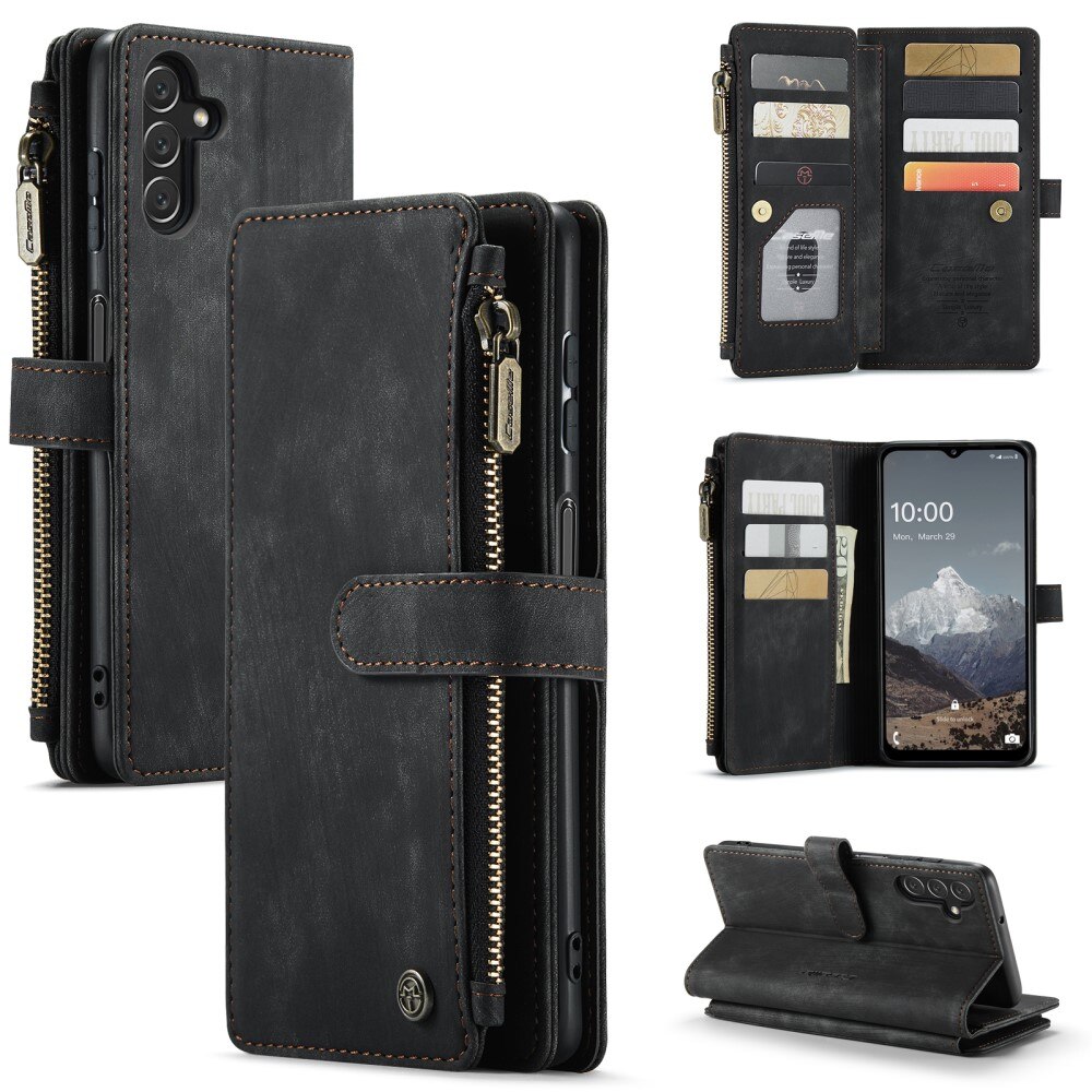 Cartera Zipper Samsung Galaxy A04s Negro