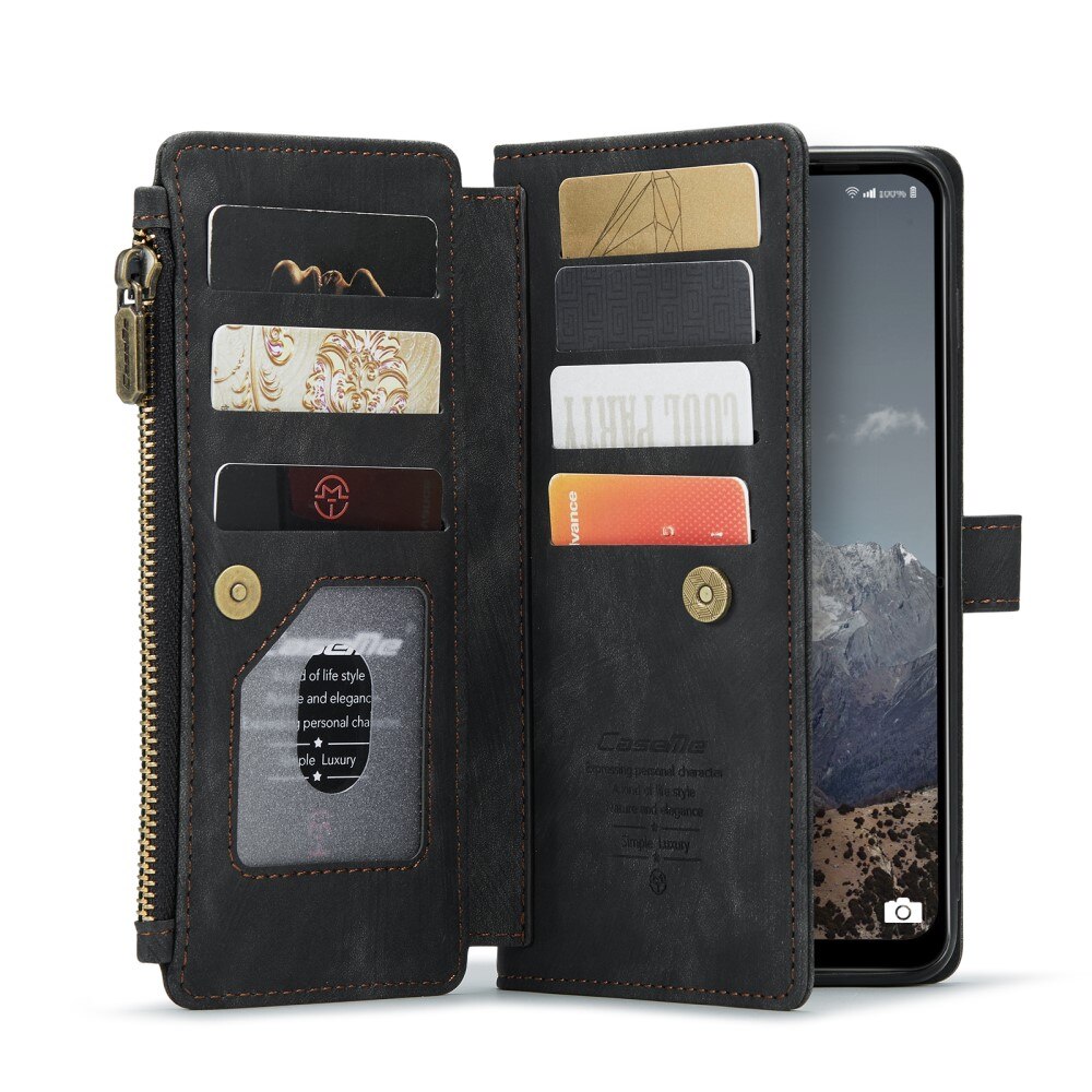 Cartera Zipper Samsung Galaxy A04s Negro