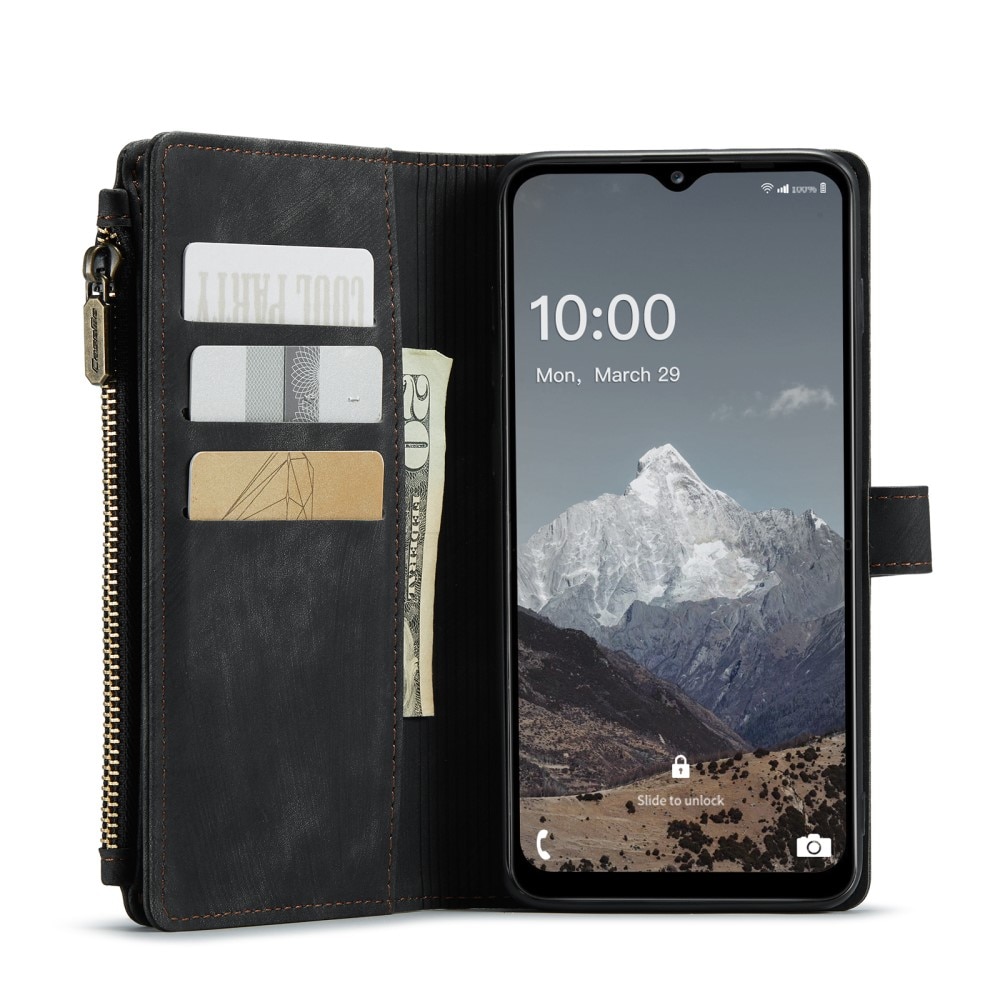 Cartera Zipper Samsung Galaxy A04s Negro