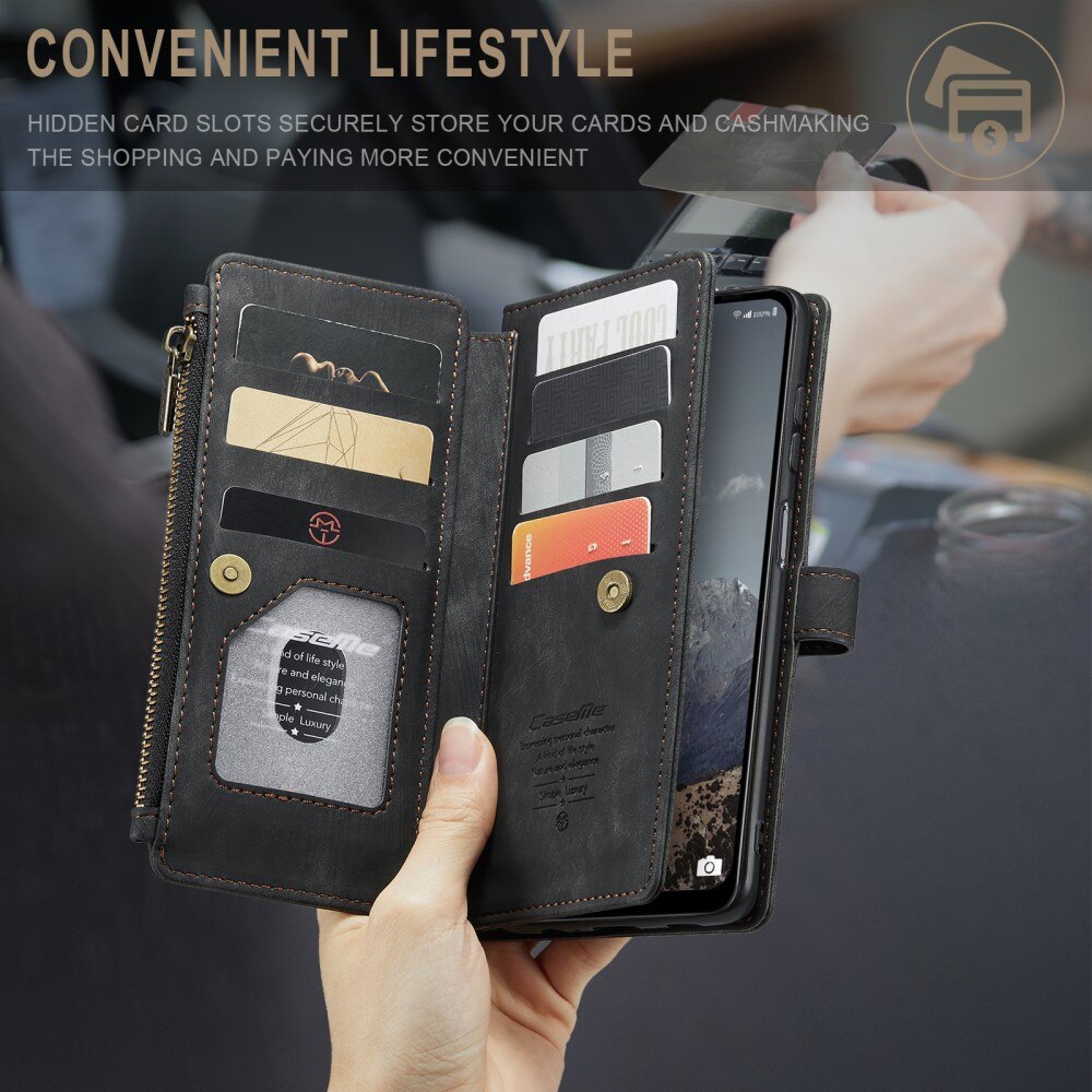 Cartera Zipper Samsung Galaxy A04s Negro