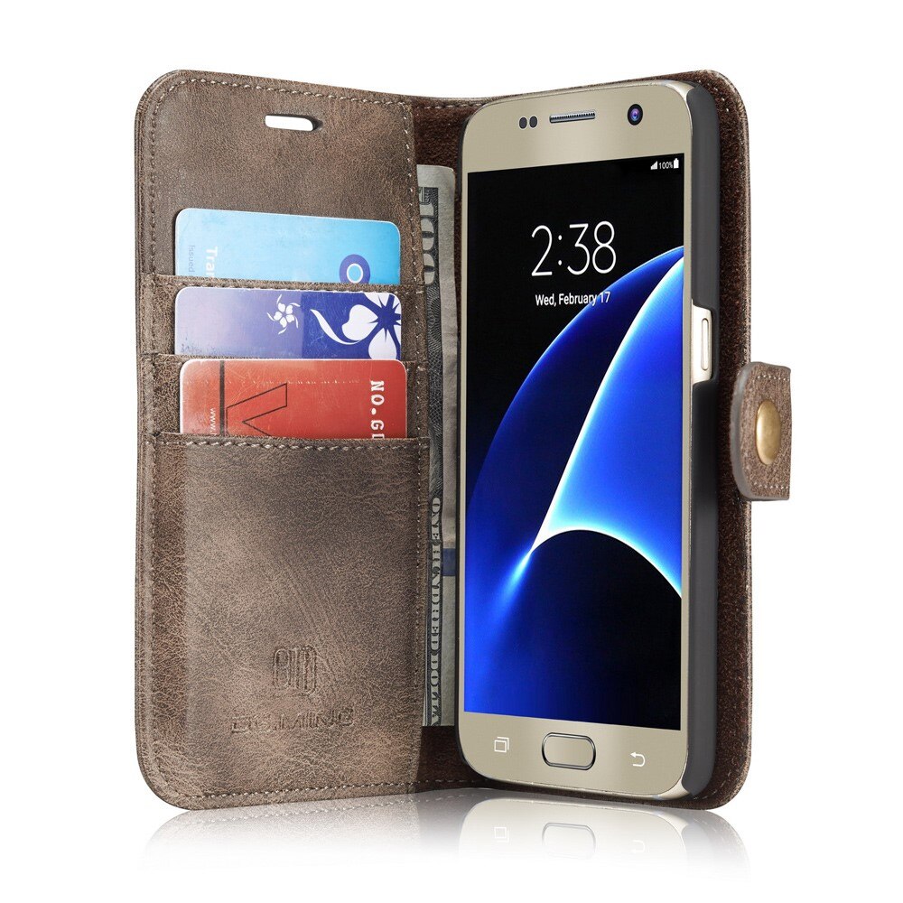 Cartera Magnet Wallet Samsung Galaxy S7 Marrón