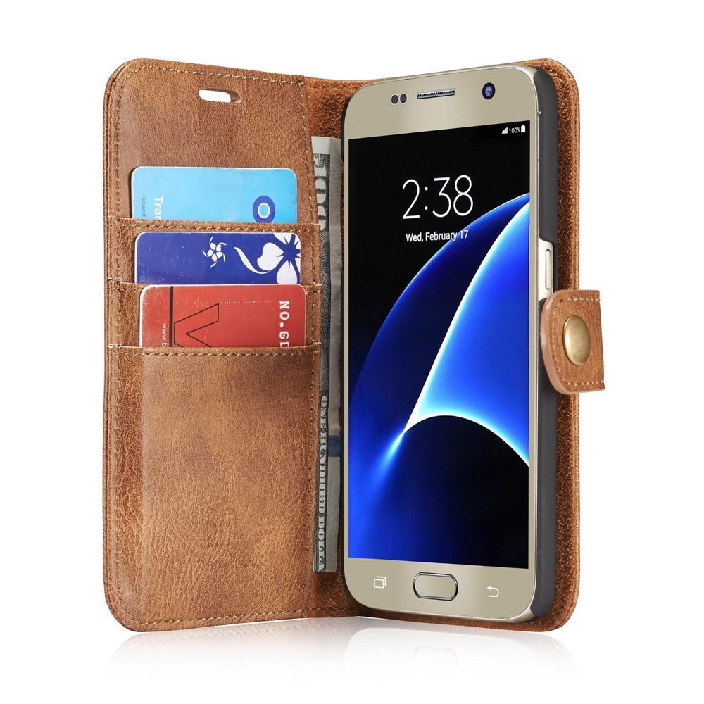 Cartera Magnet Wallet Samsung Galaxy S7 Coñac