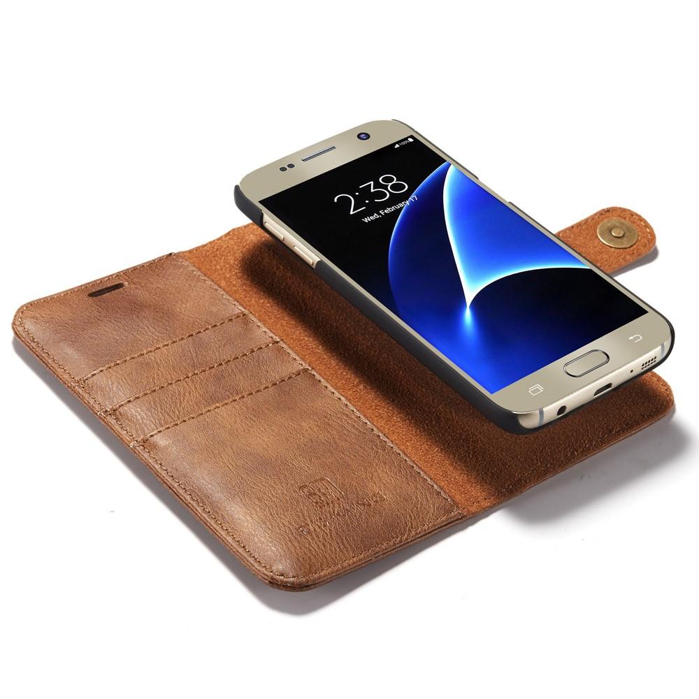 Cartera Magnet Wallet Samsung Galaxy S7 Coñac