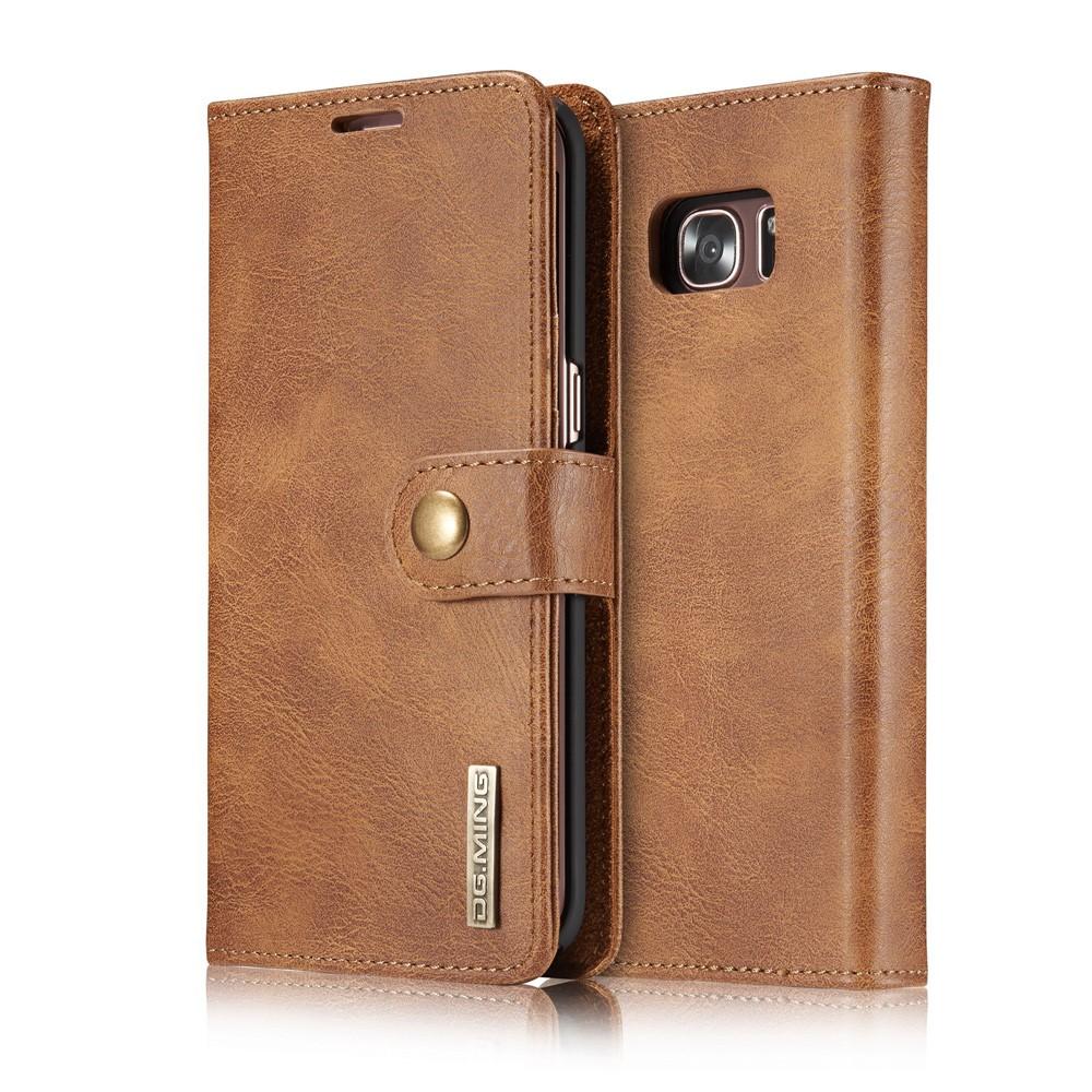 Cartera Magnet Wallet Samsung Galaxy S7 Edge Cognac