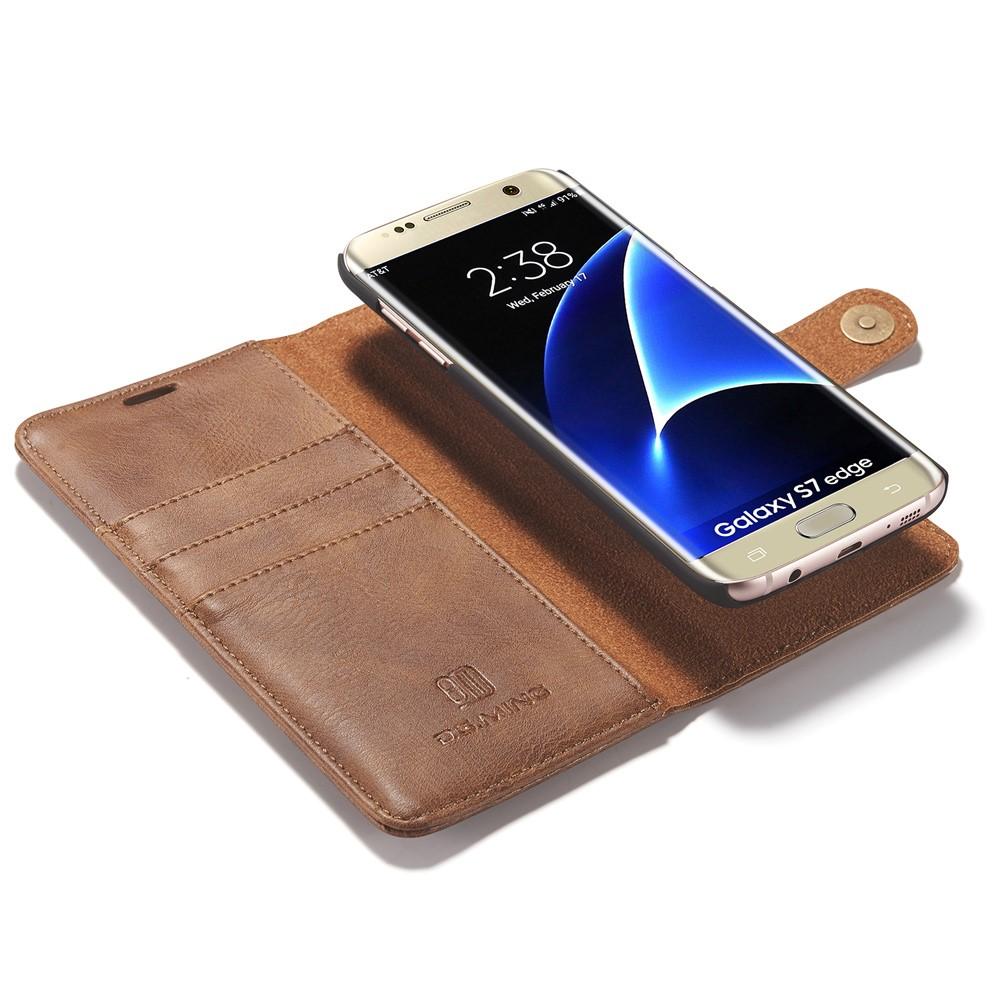 Cartera Magnet Wallet Samsung Galaxy S7 Edge Cognac