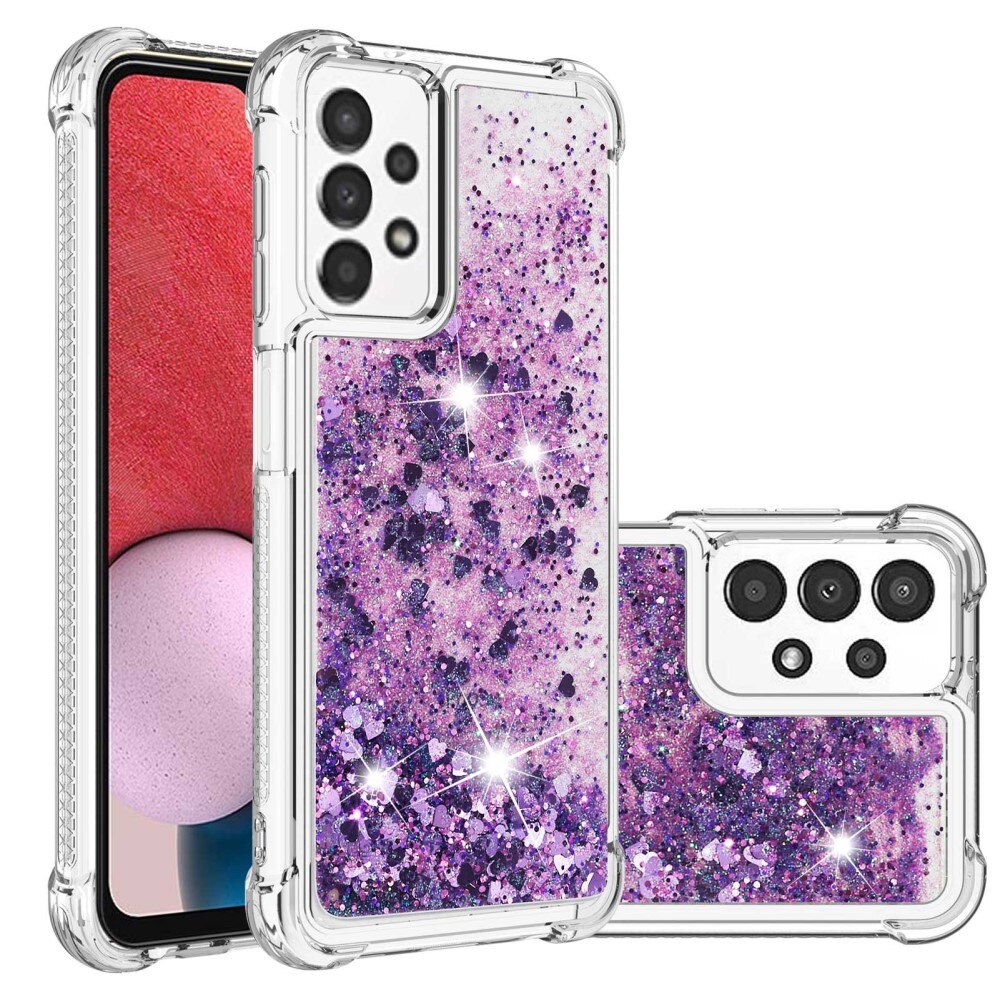 Funda Glitter Powder TPU Samsung Galaxy A13 Violeta