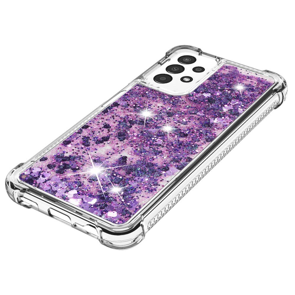 Funda Glitter Powder TPU Samsung Galaxy A13 Violeta