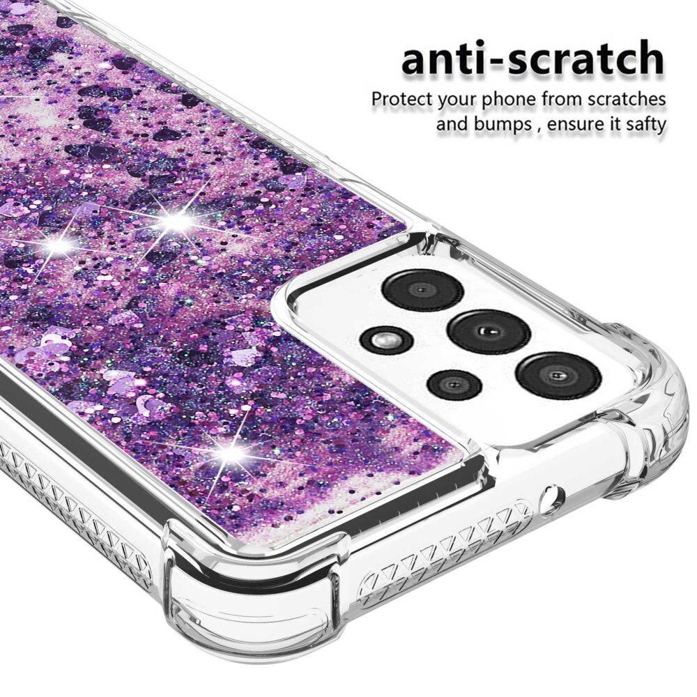 Funda Glitter Powder TPU Samsung Galaxy A13 Violeta