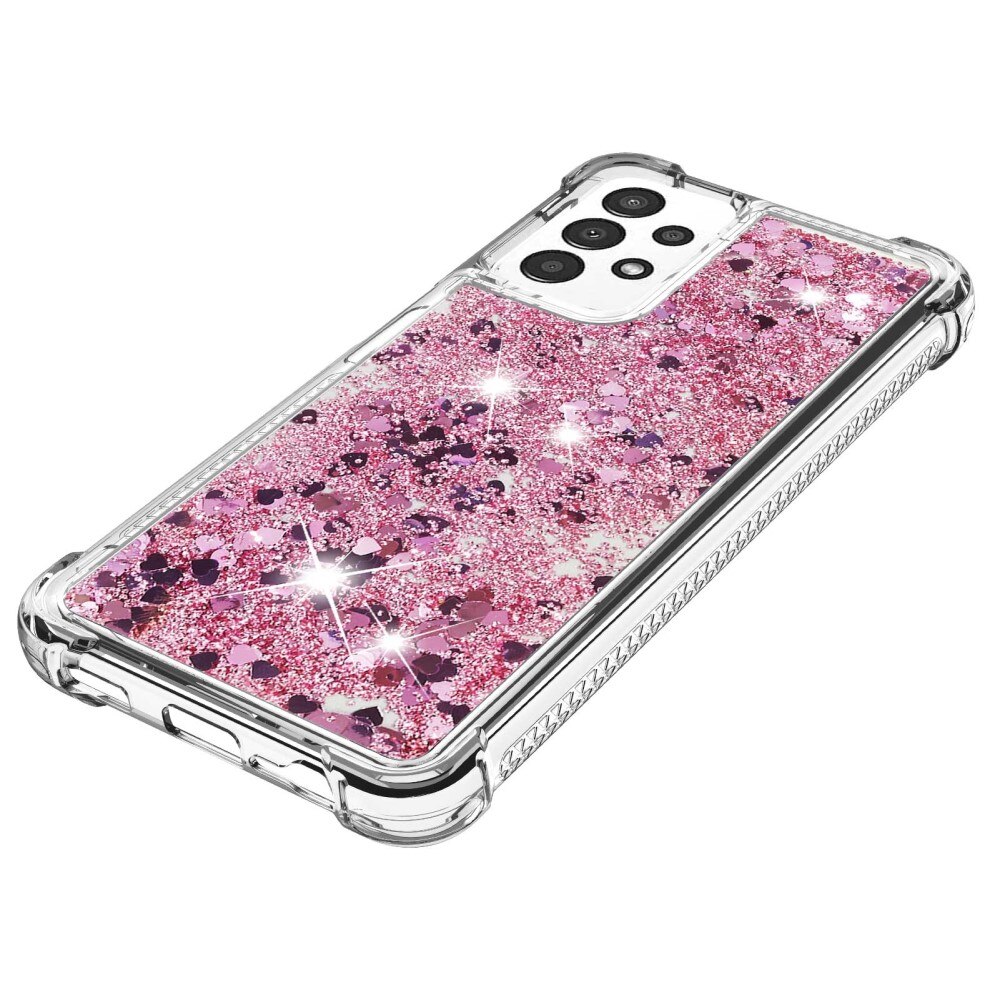 Funda Glitter Powder TPU Samsung Galaxy A13 Rosado