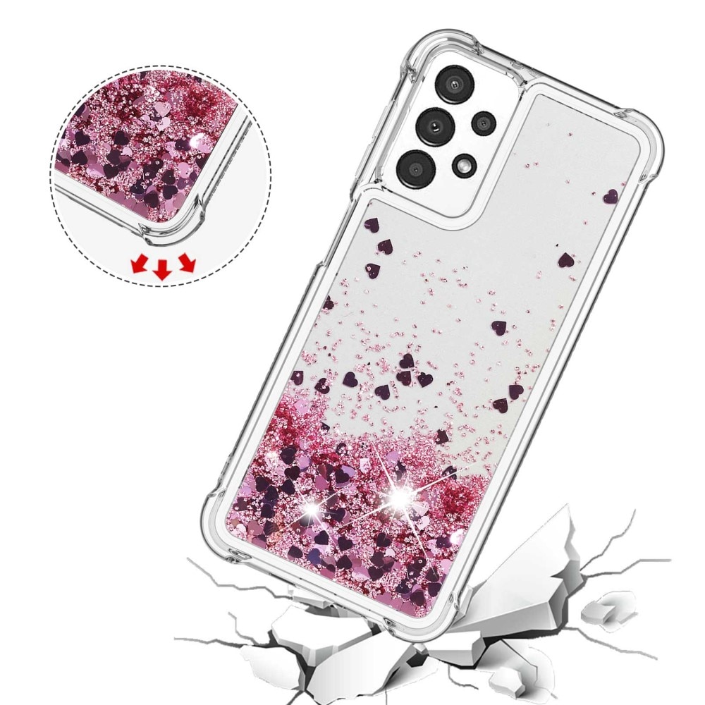 Funda Glitter Powder TPU Samsung Galaxy A13 Rosado