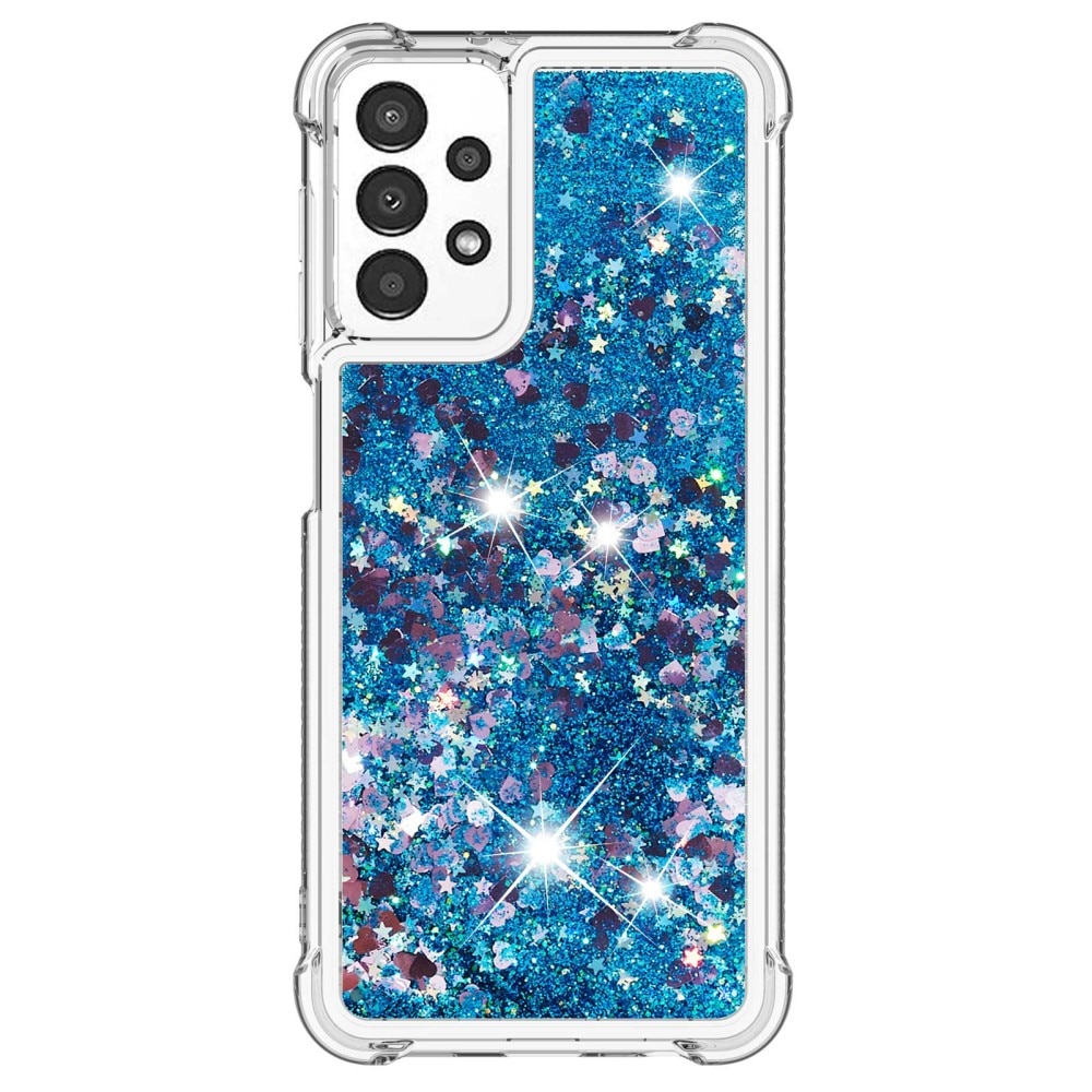 Funda Glitter Powder TPU Samsung Galaxy A13 Azul
