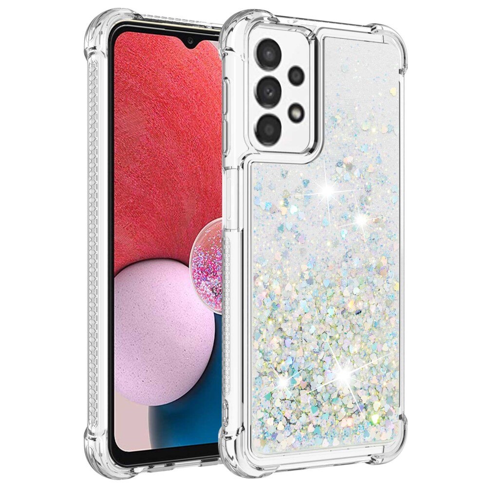 Funda Glitter Powder TPU Samsung Galaxy A13 Plata