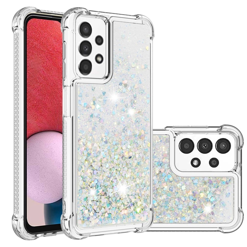 Funda Glitter Powder TPU Samsung Galaxy A13 Plata