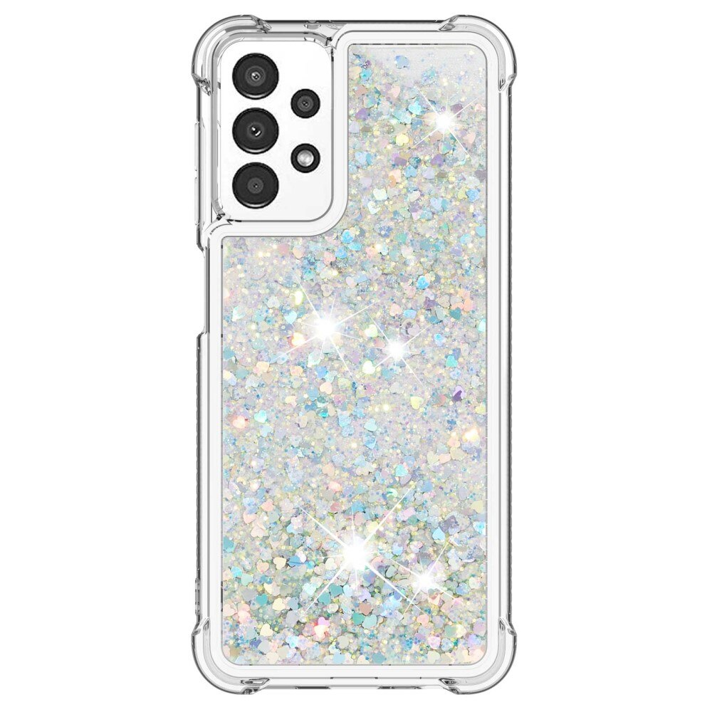 Funda Glitter Powder TPU Samsung Galaxy A13 Plata