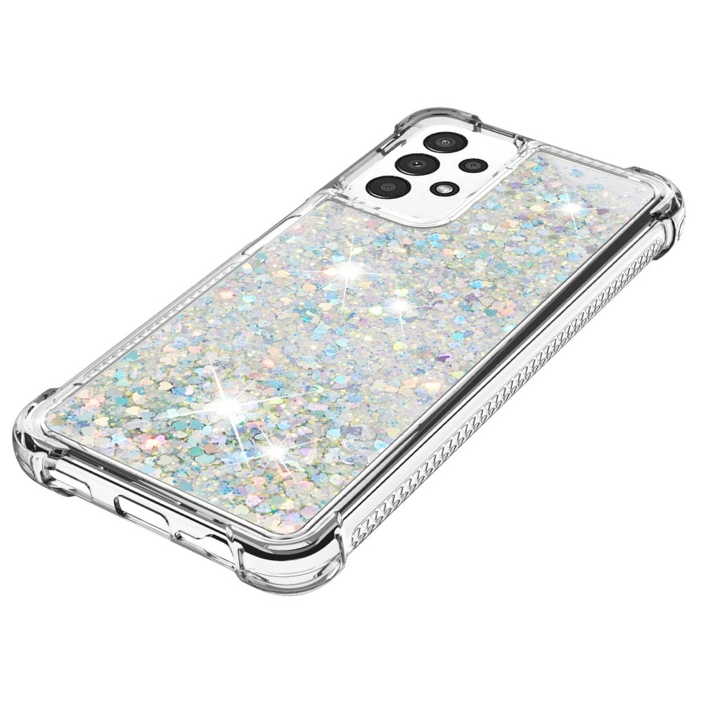 Funda Glitter Powder TPU Samsung Galaxy A13 Plata