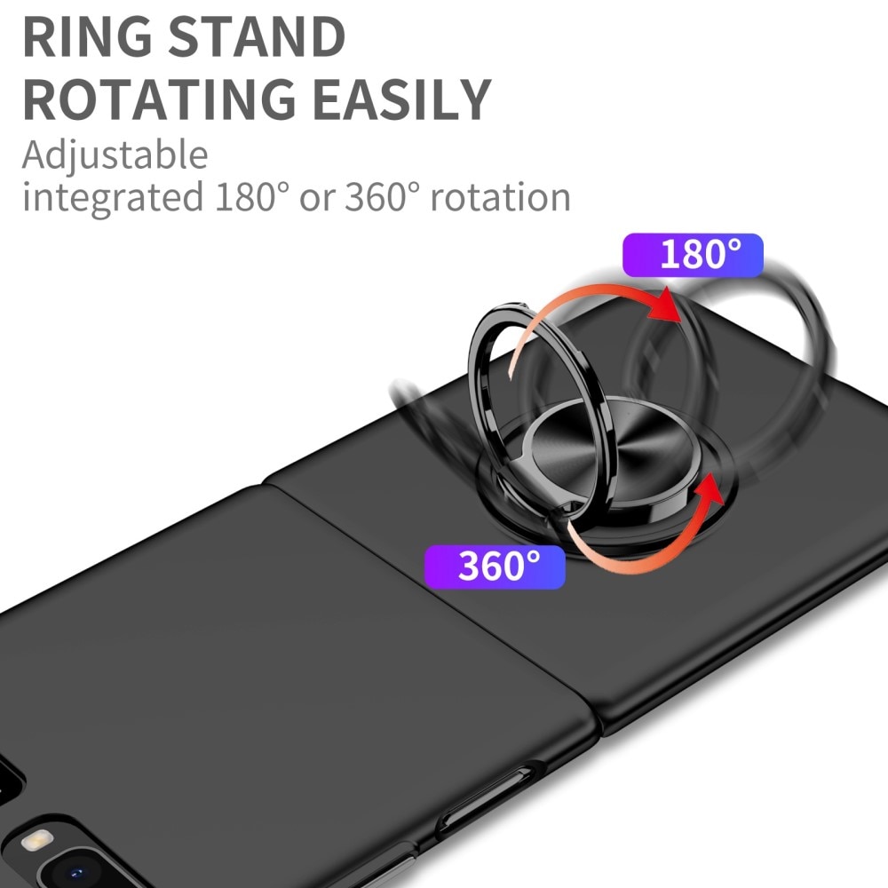 Funda magnética con porta anillos Samsung Galaxy Z Flip Negro