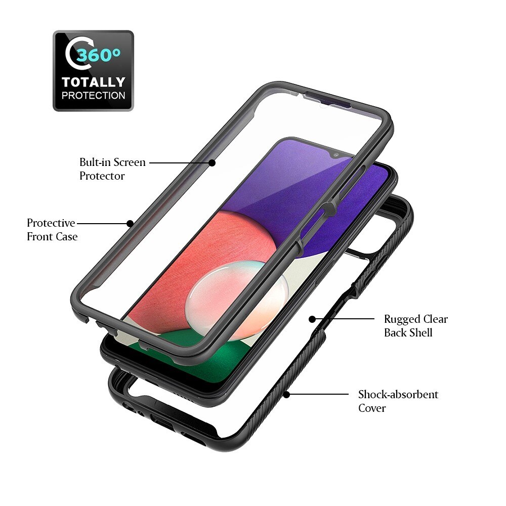 Funda Full Protection Samsung Galaxy A22 5G Negro